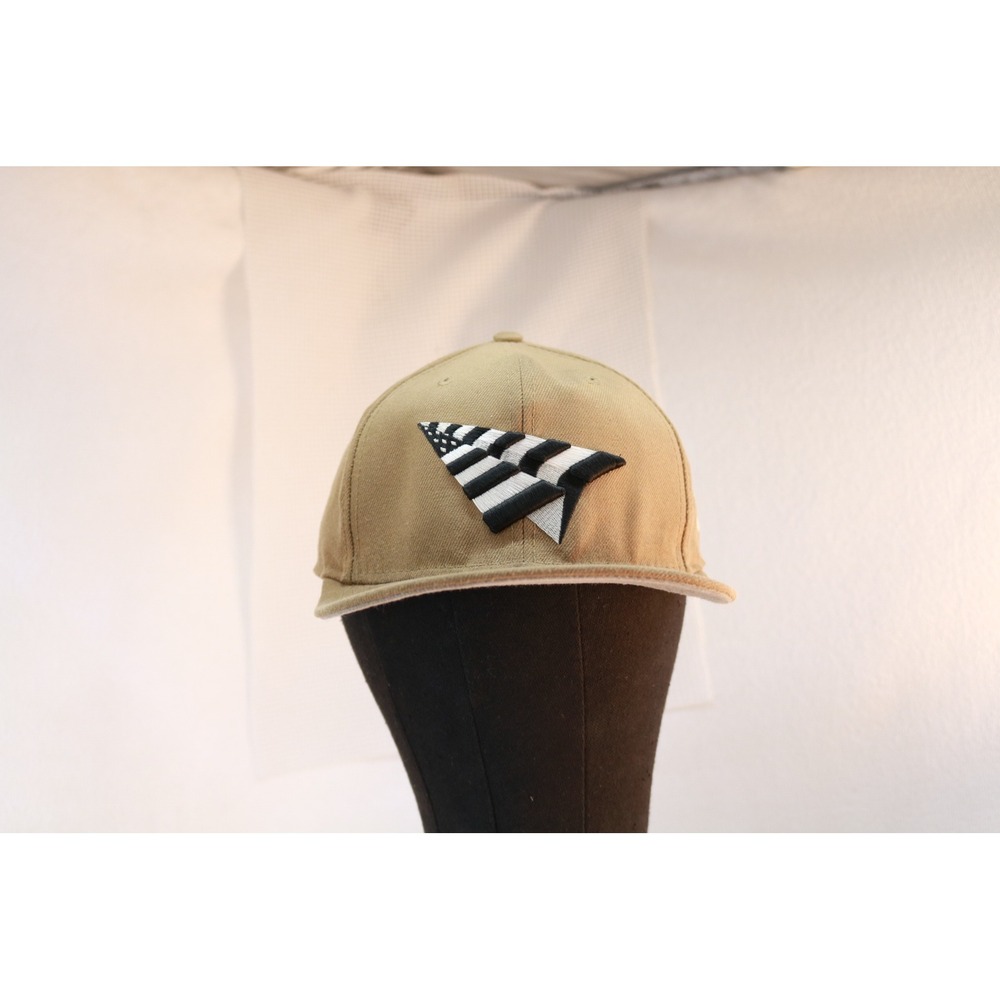 Paper Planes Hat Mens OS Tan New Era 9FIFTY Snapback Paper Plane Logo Cap